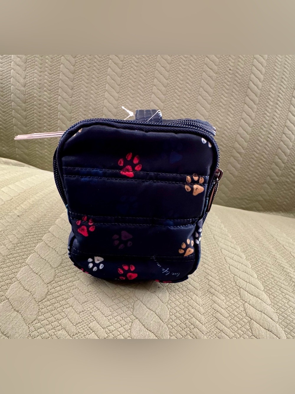 Lug Trolley Cosmetic Bag Paws Navy NWT - Picture 5 of 16